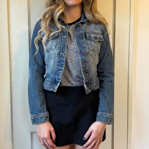 Vintage 90s y2k denim jacket Size xs